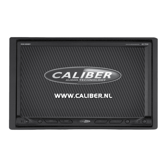 Caliber RDN 893BT Full Manual