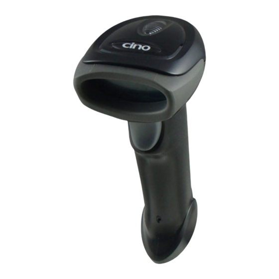 Cino FuzzyScan F700BT Series Reference Manual