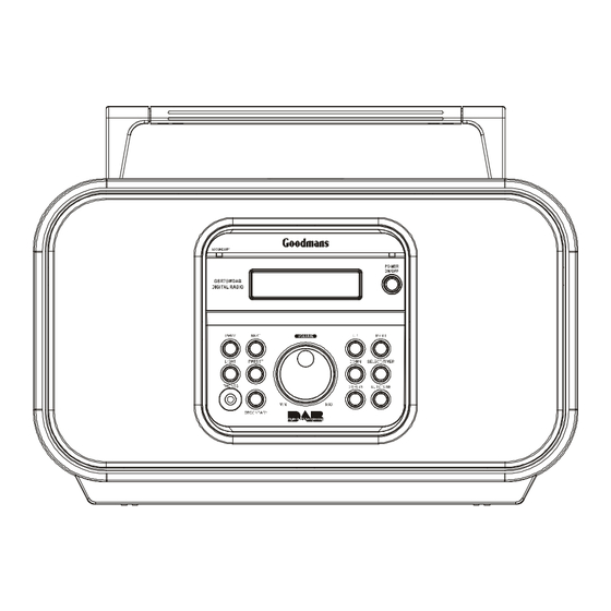 Goodmans GSR75WDAB Instruction Manual