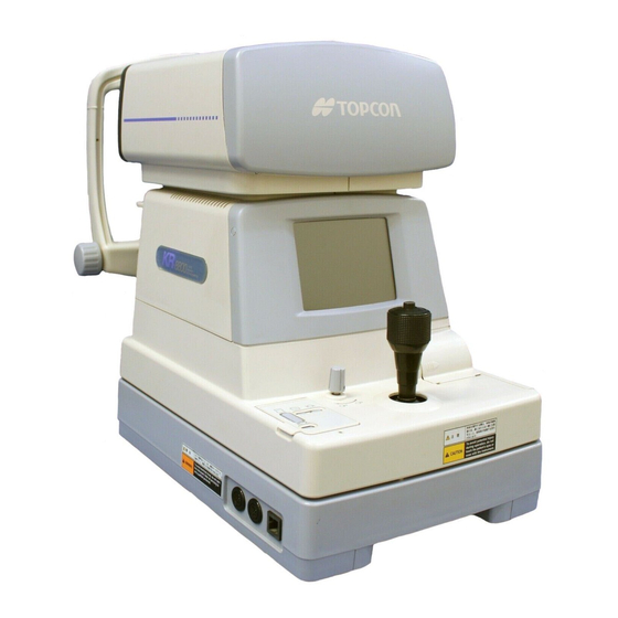 Topcon KR-8800 Instruction Manual