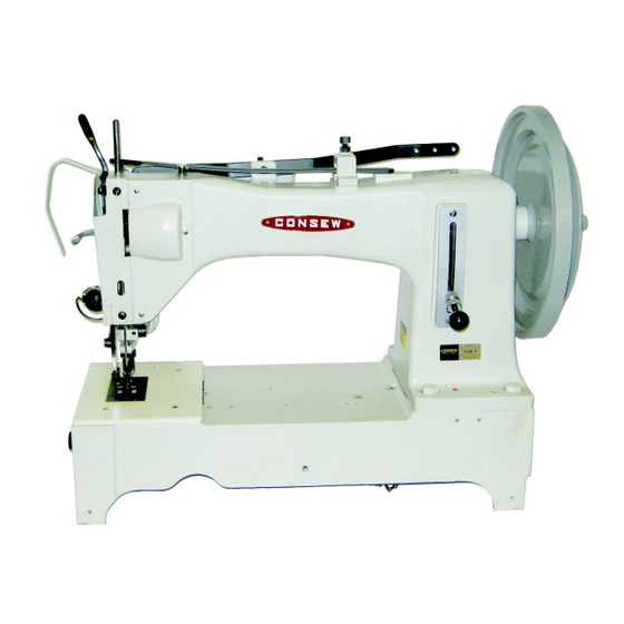 CONSEW 733R-5 SEWING MACHINE OPERATING INSTRUCTIONS, PARTS LIST