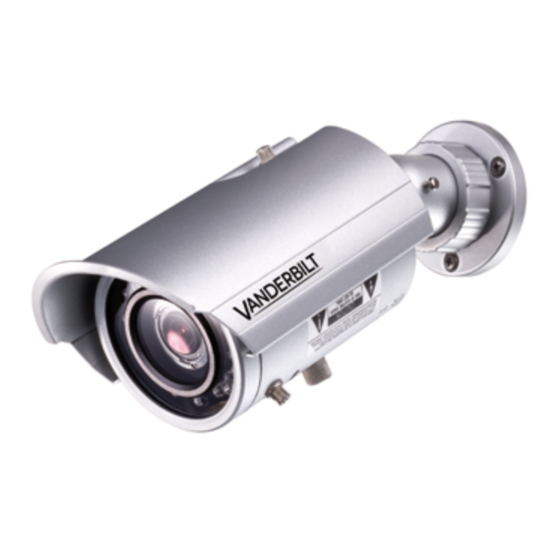 User Manuals: Vanderbilt CCPS1317-LPOIR Bullet Camera