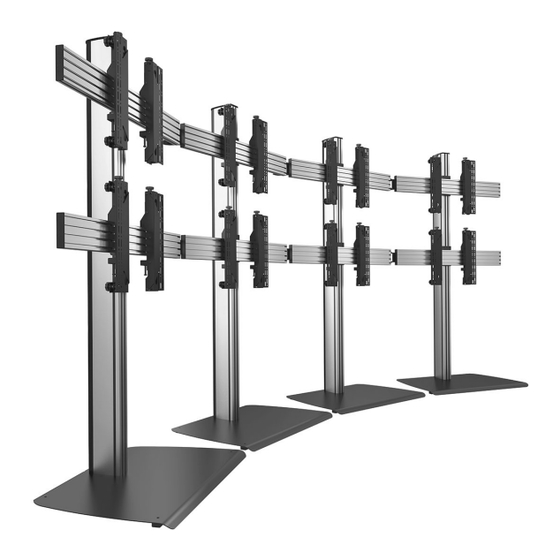 User Manuals: B-Tech BT8376 Curved Videowall Stand