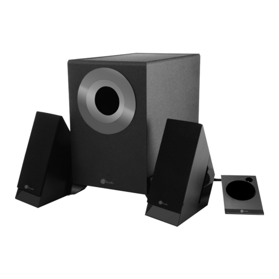 inStudio 2.1 Multimedia Speaker System Instruction Manual
