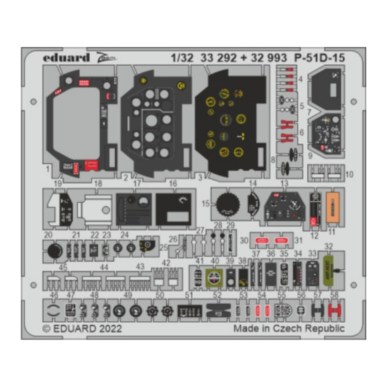 Eduard ZOOM P-51D-15 Assembly Instructions