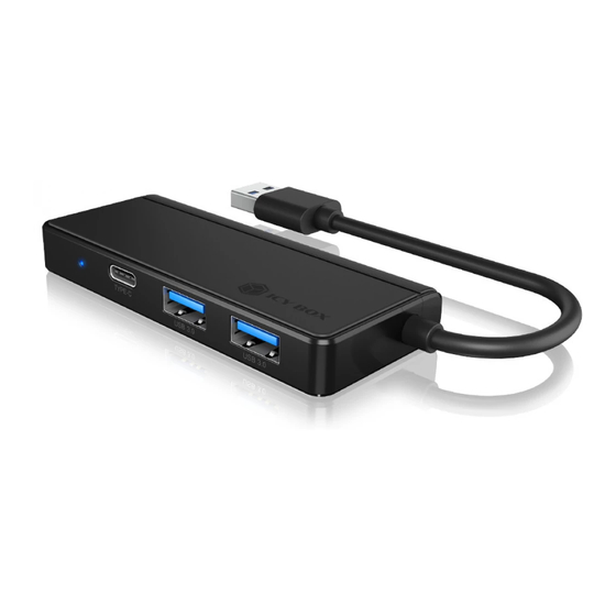 Icy Box IB-HUB1423CR-U3 Manual
