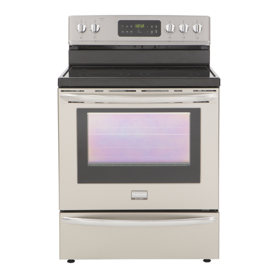 User Manuals: Frigidaire FGEF3035RF Electric Range