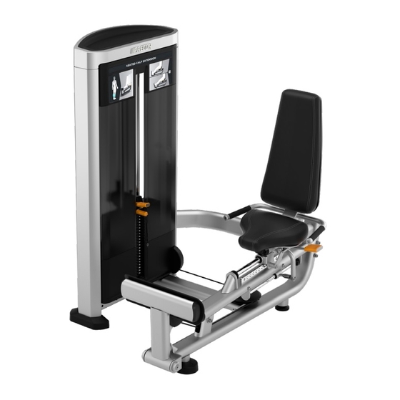 Precor Resolute RSL 623 Getting Started Manual