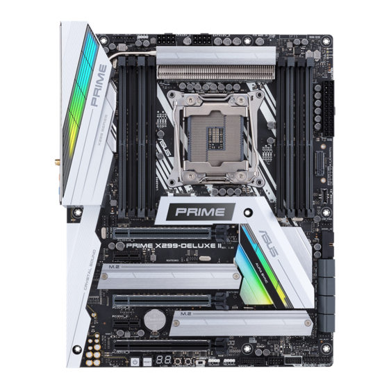 Asus PRIME X299-DELUXE II Quick Start Manual