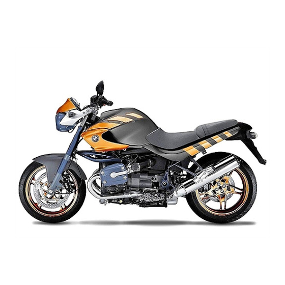 BMW Motorrad R 1150 R Rider's Manual