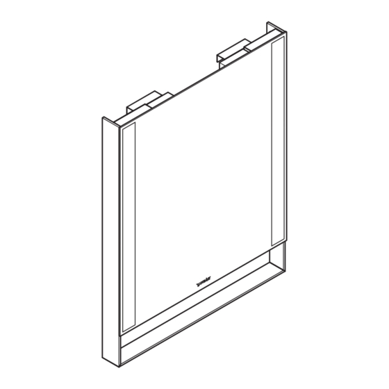 DURAVIT Qatego QA 7081 Mounting Instructions
