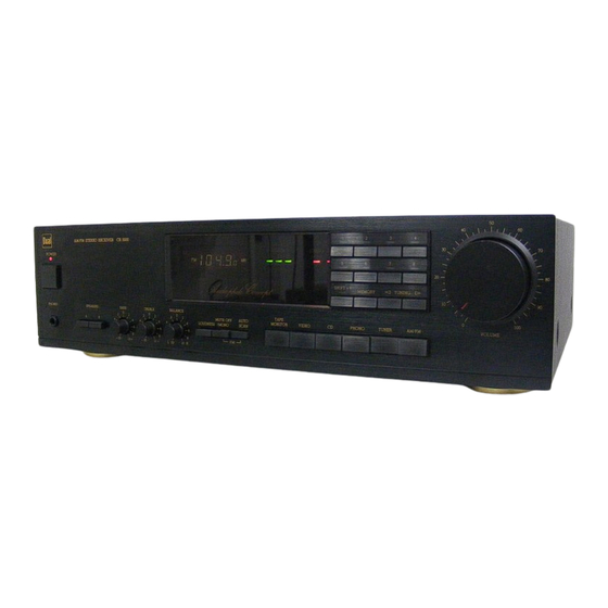 Dual CR 5900 Service Manual