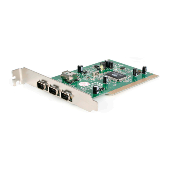 StarTech.com PCI1394_4 Manuals