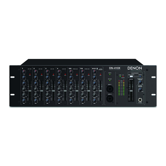 Denon DN-410X User Manual