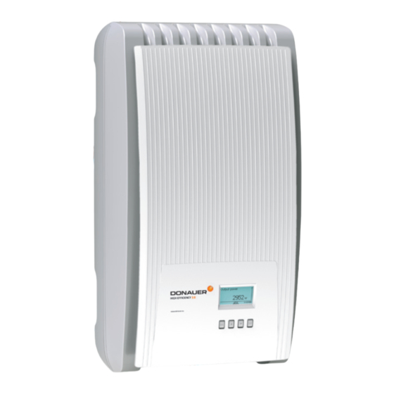 Donauer High Efficiency 3.0 Installation And Operating Instructions Manual