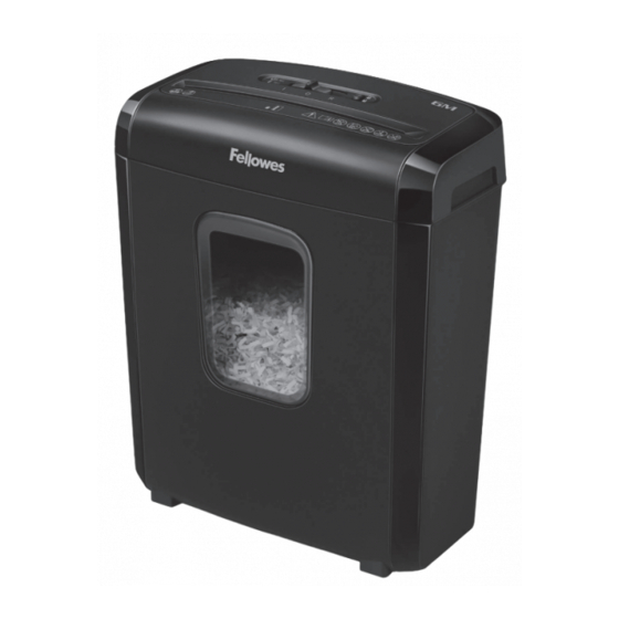 Fellowes Powershred 6M Manual