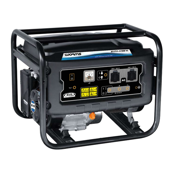 WORMS Access 2200 XL Portable Generator Manuals