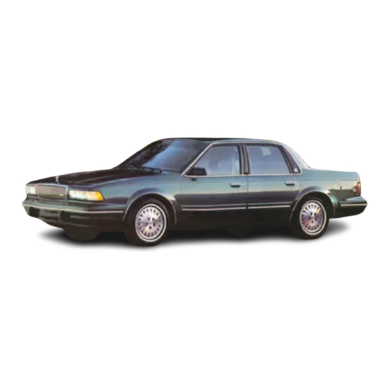 Buick 1994 Century Owner's Manual