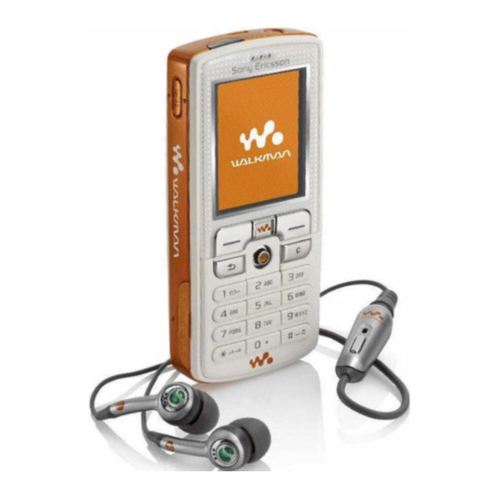 Sony Ericsson W800iUG Manual