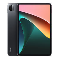 Mi Xiaomi Pad 5 Quick Start Manual