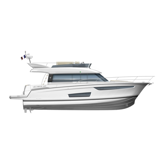 Jeanneau VELASCO 43 F Owner's Manual