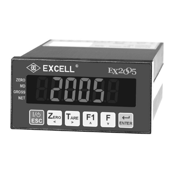 Excell EX2005 User Manual