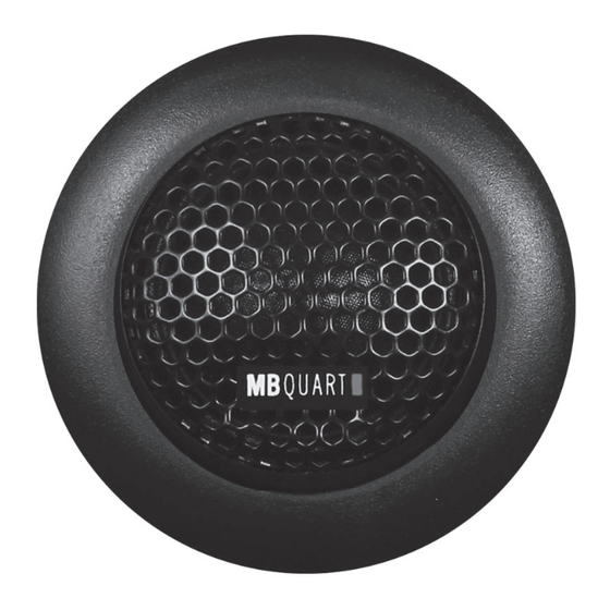 MB QUART QUART S Installation Manual