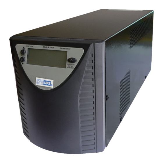 OPTI-UPS INVERTER SERIES USER MANUAL Pdf Download | ManualsLib
