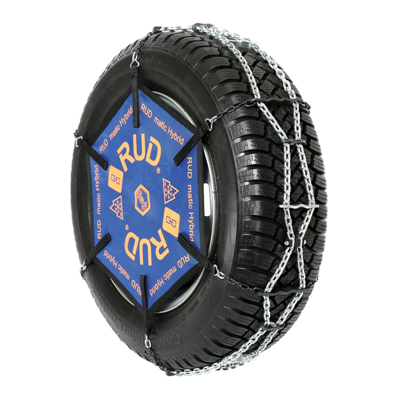 RUD RUDmatic Hybrid Fitting Instructions Manual