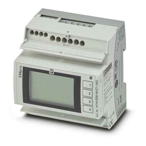 Phoenix Contact EEM-MA371 Installation Notes For Electricians