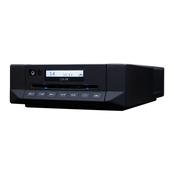 Cyrus CDi-XR User Instructions