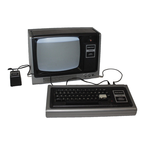 Radio Shack TRS-80 Preliminary User's Manual
