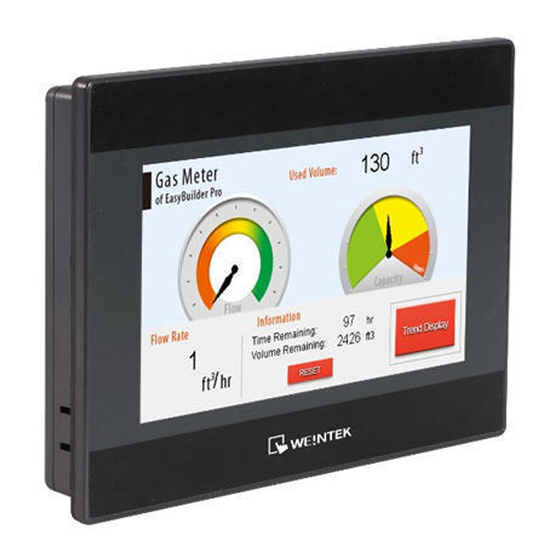 weintek MT8102iE Series Installation Instruction