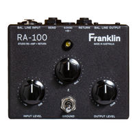 Franklin RA-100 User Manual