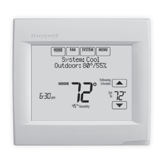 Honeywell Wi-Fi VisionPRO 8000 series Product Information