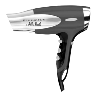 Remington All That D-3510at Use And Care Manual
