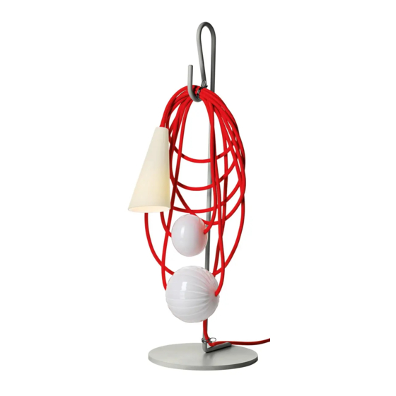 FOSCARINI Filo Tavolo Assembly Instructions Manual