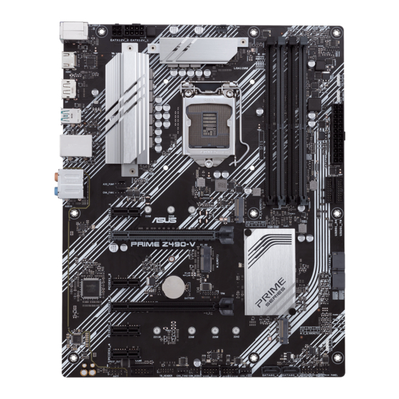 Asus PRIME Z490-V Manuals