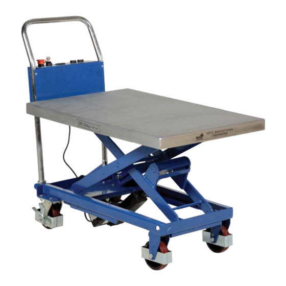 Vestil CART-400-LA Instruction Manual