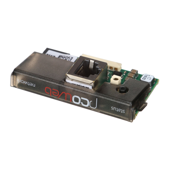 Carel PCO1 0WB0 Series Quick Start Manual
