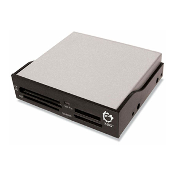 SIIG USB 2.0 Bay Reader/Writer+Floppy Quick Installation Manual