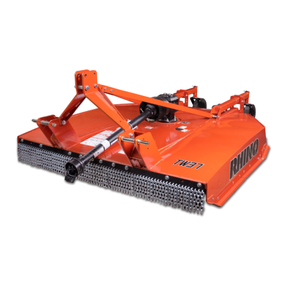 RHINO TW30 Series Operator's Manual
