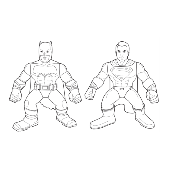 Mattel JUSTICE LEAGUE TEAM TRAINERS BATMAN FGH94 Instructions