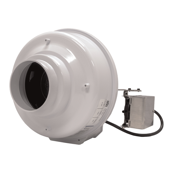 SystemAir fantech DBF 110 Installation,Operation And Maintenance Instruction