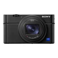Sony Cyber-shot DSC-RX100 User Manual
