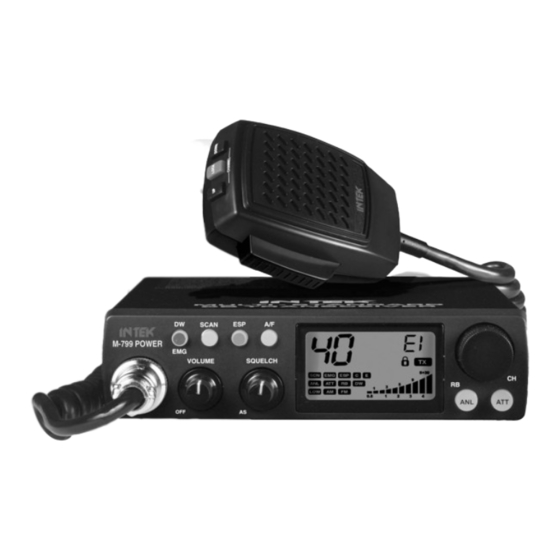 Intek M-799 Power Owner's Manual