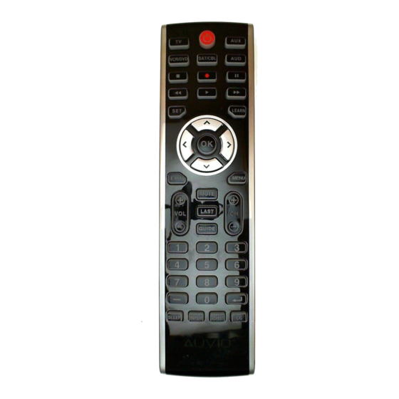 AUVIO Universal Home Theater Remote User Manual