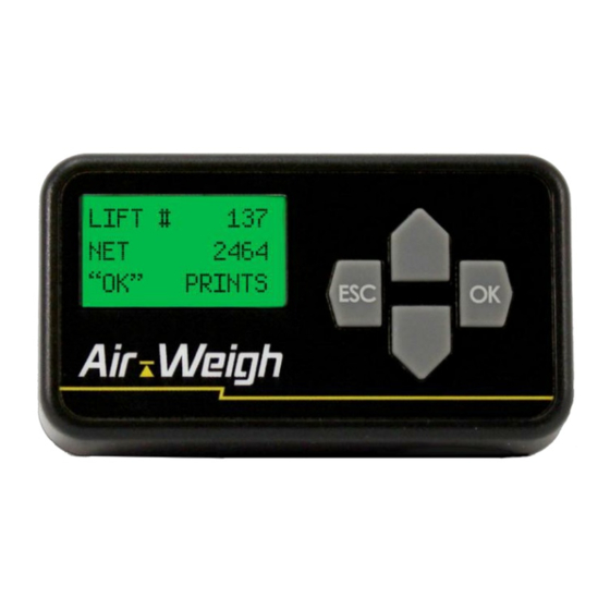 Air Weigh BinMaxx User Manual
