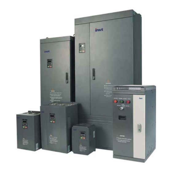 INVT CHE100-0R4G-S2 Operation Manuals