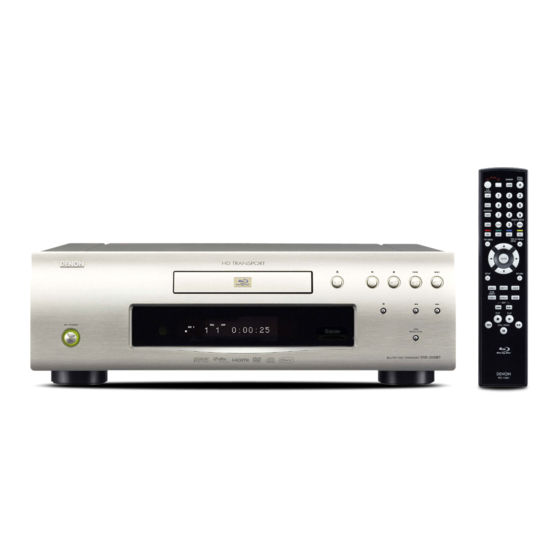 Denon DVD-2500BT Service Manual